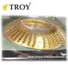 Troy 25077 Avuç Taşlama için Ahşap Aşındırıcı Törpü Diski, Yarı Küre 125mm