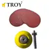 Troy 25930 Aşındırıcı Cırt Zımpara Seti, 101 Parça