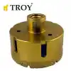 Troy 27450-80 Avuç Taşlamalar için Seramik Kuru Elmas Delici 80mm