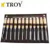 Troy T25004 Ahşap 12 Parça Oyma Bıçak Seti