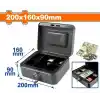 Wadfow WQQX2H03 Anahtarlı Metal Para Kutusu 200 mm