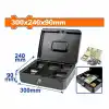 Wadfow WQQX2H05 Anahtarlı Metal Para Kutusu