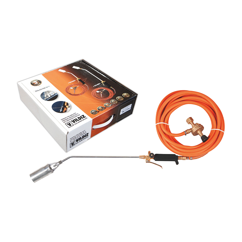 Yıldız İZO4151SET Propan Tavlama İzolasyon Hamlacı 40cm Hortumlu Set