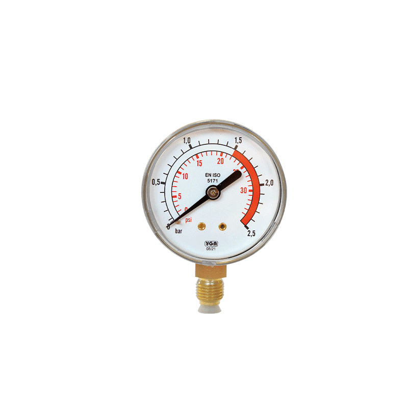 Yıldız 54202 1,5 Bar Kadran sonu 2,5 Bar PROPAN Basınç Göstergesi