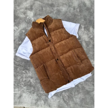 Taba Renkli KADİFE YELEK
