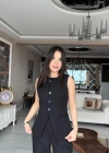 Astarlı Yelek Beli Lastikli Pantolon Alt Üst Takım - Siyah