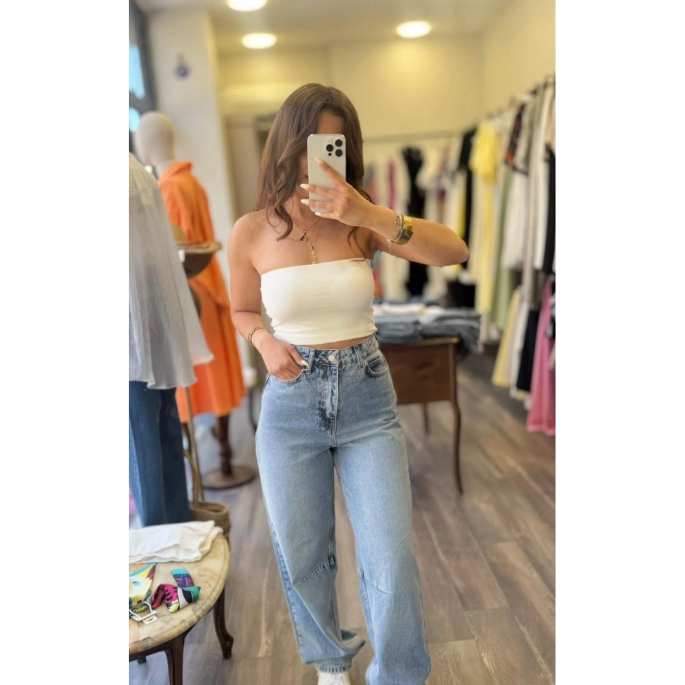 Bel Kemer Detay Mom Jean