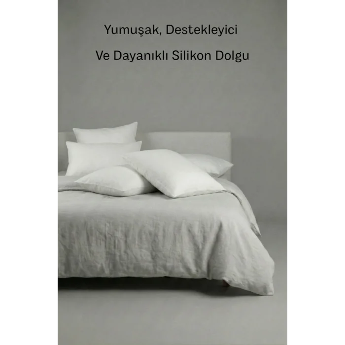 Antialerjik Boncuk Silikon Yastık 800 Gr 50x70cm