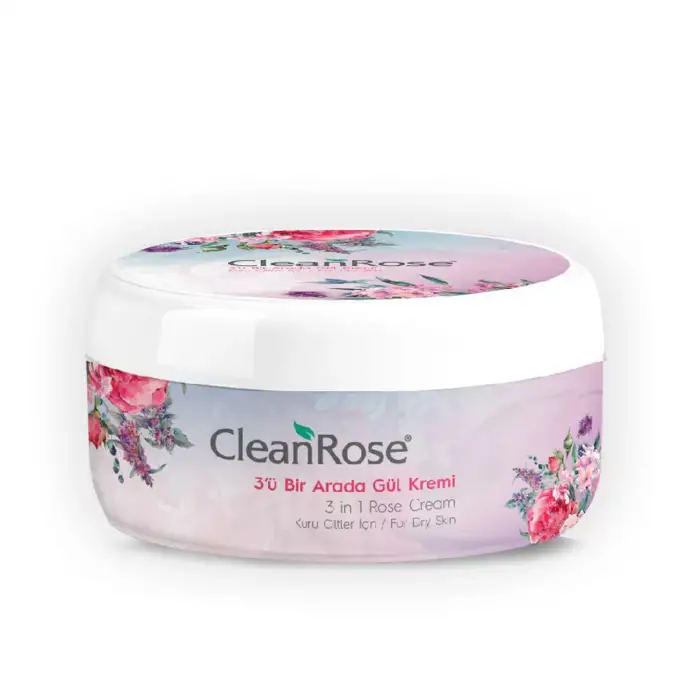 Clean Rose 3ü Bir Arada Kuru Cilt Kremi 125 Ml