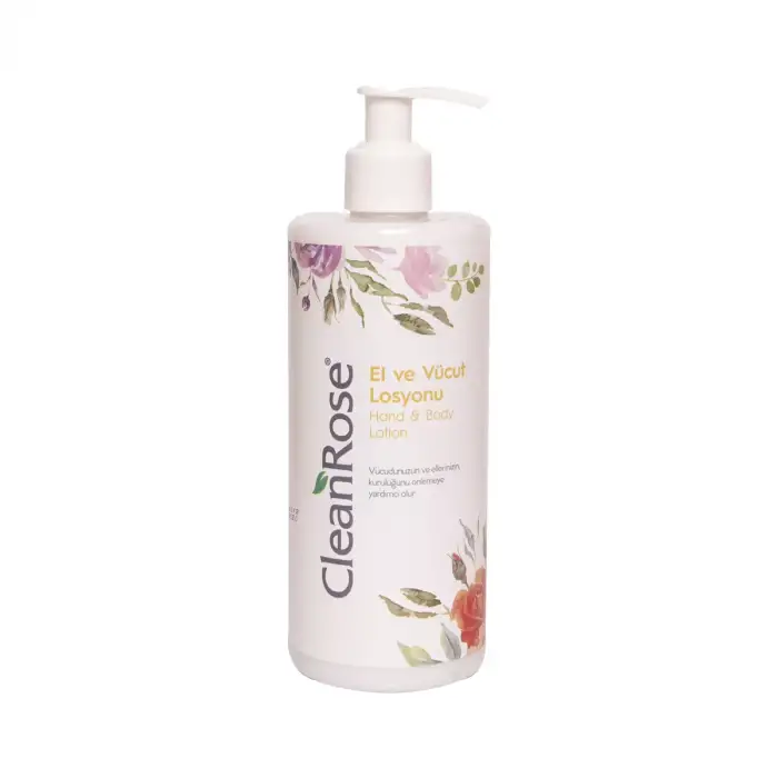 Clean Rose Gül Özlü Pompalı El ve Vücut Losyonu 400 ml