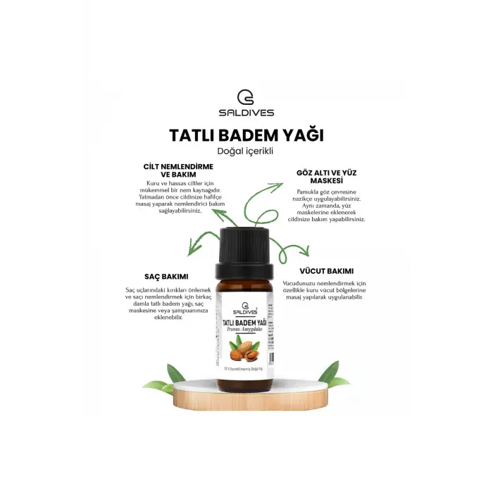 Tatlı Badem Yağı 20 ml
