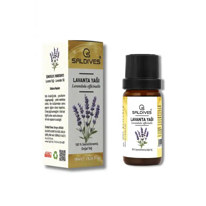 Lavanta Yağı 10 ml – %100 Doğal Seyreltilmemiş Uçucu Yağ (Cam Şişe)