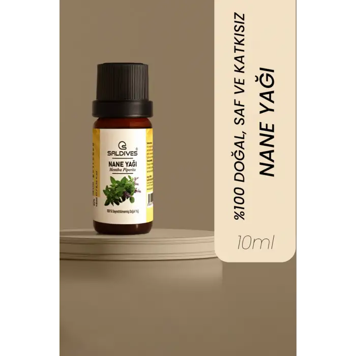 Nane Yağı 10 ml – %100 Doğal Seyreltilmemiş Uçucu Yağ (Cam Şişe)
