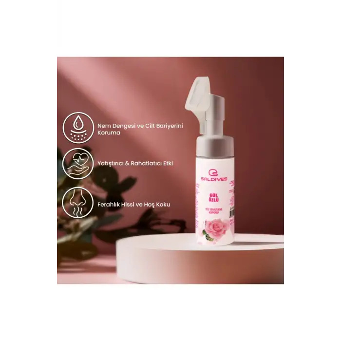 Gül Cilt Temizleme Köpüğü 150 ml