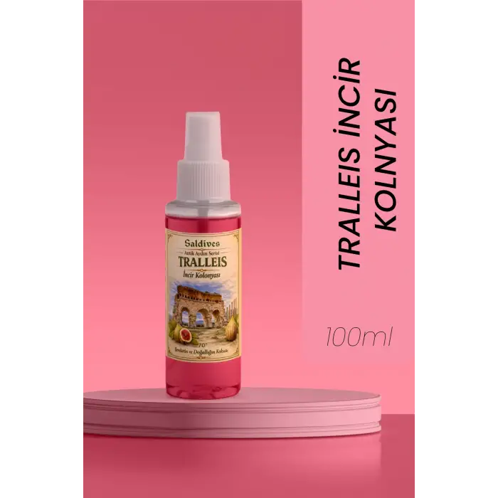 Tralleis İncir Kolonyası 100 ml • Sprey Kolonya • Kalıcı ve Ferahlatıcı • Günlük Kullanım