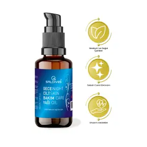 Gece Bakım Yağı 50 ml – %100 Doğal Seyreltilmemiş Cilt Bakım Yağı (Cam Şişe)