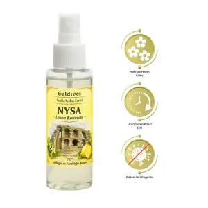 Nysa Limon Kolonyası 100 ml • Sprey Kolonya • Ferahlatıcı ve Kalıcı • Cep Boy Kolonya