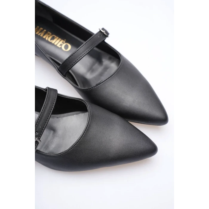 Isolde Kadın Siyah Babet Ayakkabı