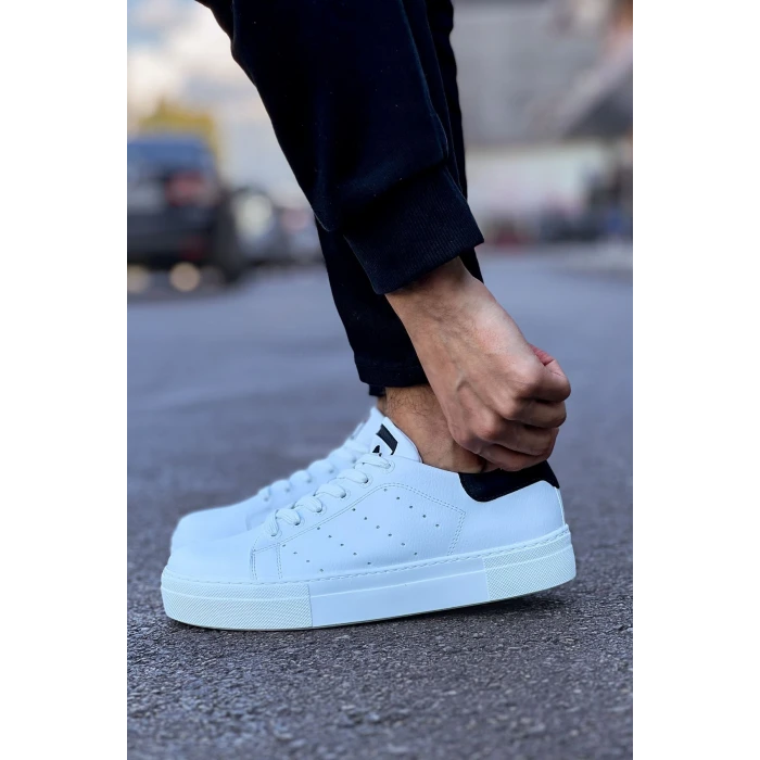 MN983 - CBT Tennis Erkek Ayakkabı BEYAZ/SIYAH