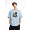 Bear2 - Oversize Tişört Bebek Mavisi