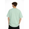 Deer - Oversize Erkek Tişört SU YESILI
