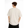 MN - Bear Baskılı Oversize Tişört BEJ