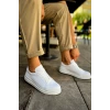 MN979 - Santoni CRT Spor Erkek Ayakkabı BEYAZ