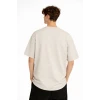 Panda - Baskılı Oversize Tişört BEJ