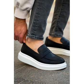 Robert - RS615 Siyah  Erkek Loafer Ayakkabı SIYAH