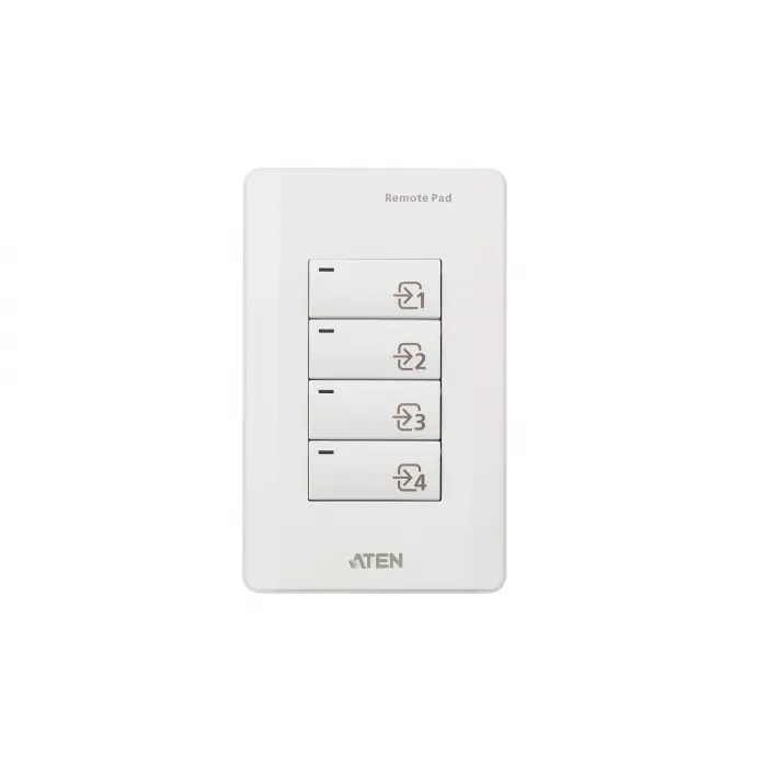 4 Düğmeli Uzaktan Kontrol Tuş Takımı (ATEN-VP1420/VP1421 Sunum Matrix Switch Ürünleri)<br>4-Key Contact Closure Remote Pad (for ATEN-VP1420/VP1421 Presentation Matrix Switches)