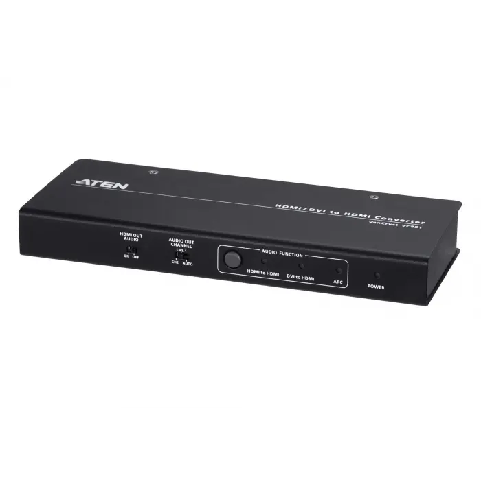 4K HDMI/DVI <-> HDMI Sinyal Çeviricisi ve Ses Sinyali Ayırıcısı<br>4K HDMI/DVI to HDMI Converter with Audio De-embedder