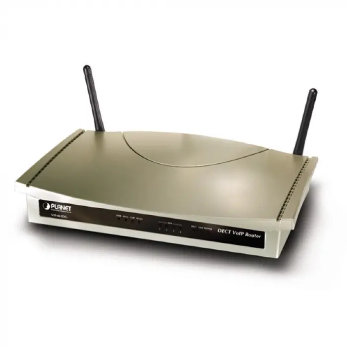 802.11g SIP DECT VoIP Router (1 x WAN, 4 x LAN, 802.11g WLAN, 2 x RJ-11, DECT)