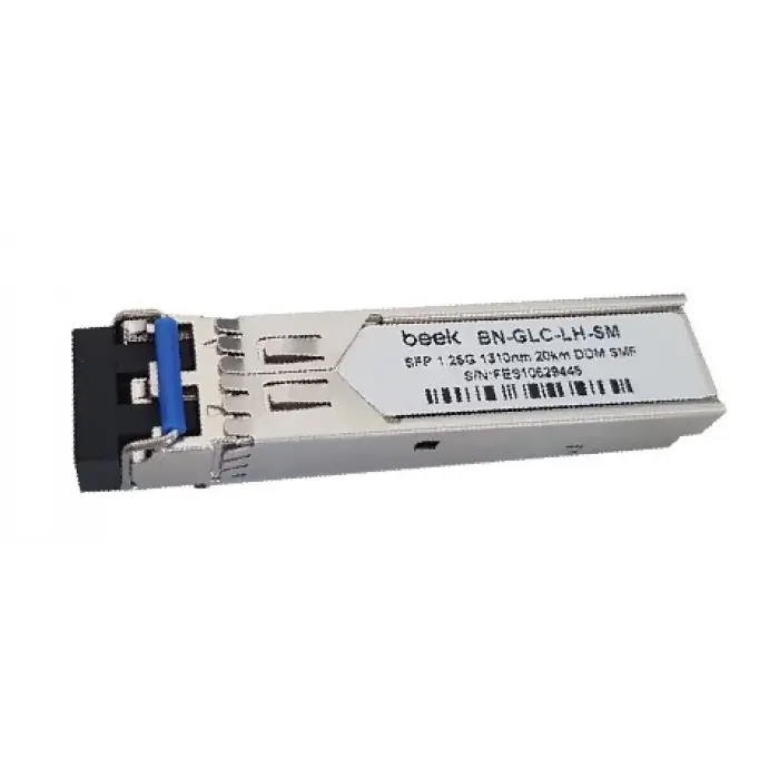 Beek 1000Base-LX (LC/20Km/1310nm/Single-Mode) SFP Modül, 1.25Gb/s, Cisco, Extreme, NORTEL, ZTE, Huawei, Alcatel, ZyXEL, Netgear, AVAYA, Juniper, Linksys, Enterasys ürünleriyle uyumlu