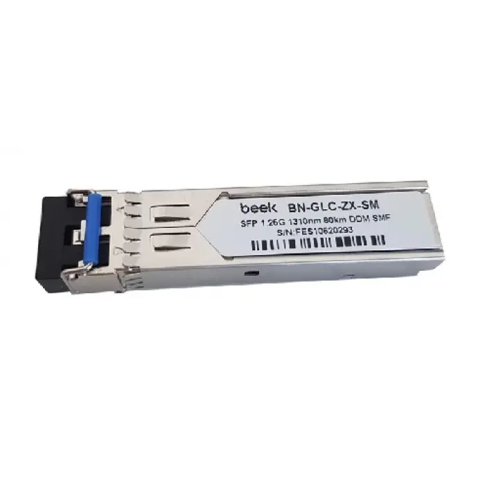 Beek 1000Base-LX (LC/80Km/1310nm/Single-Mode) SFP Modül, 1.25Gb/s, Cisco, Extreme, NORTEL, ZTE, Huawei, Alcatel, ZyXEL, Netgear, AVAYA, Juniper, Linksys, Enterasys ürünleriyle uyumlu