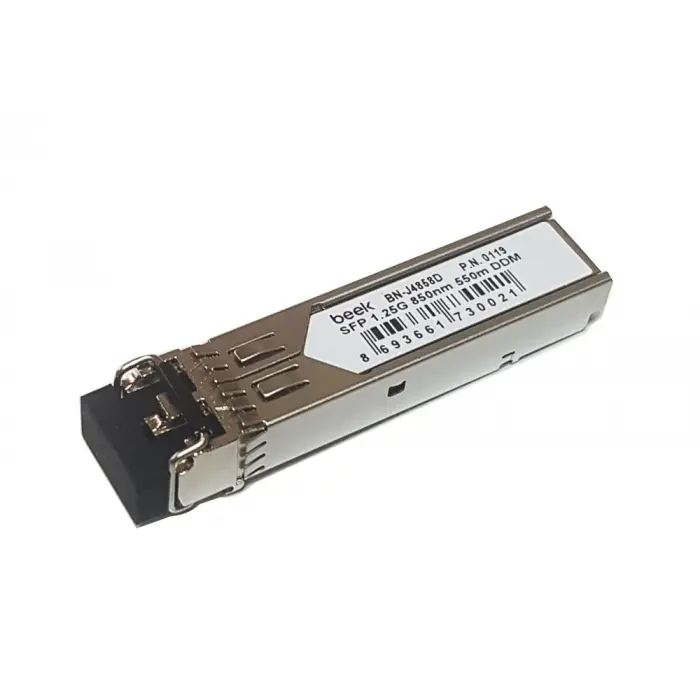 Beek 1000Base-SX (LC/550m/850nm/Multi-Mode) SFP Modül, 1.25Gb/s, HP, Aruba, 3Com ürünleriyle uyumlu