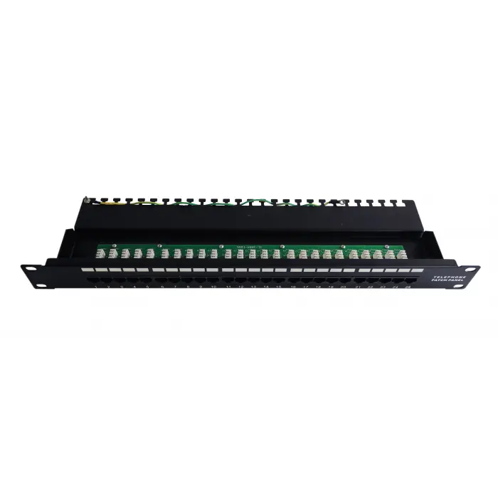 Beek 25 port CAT 3 ISDN Patch Panel, zırhsız, 8P4C, LSA, 1U, kabinete monte edilebilir<br>Beek CAT 3 ISDN Patch Panel, unshielded, 25-port RJ45, 8P4C, LSA, 1U, rack mount