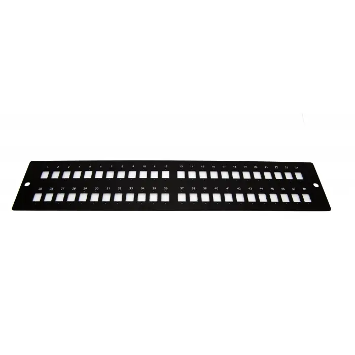 Beek BN-FP192U-QL Model Fiber Patch Panel Kutusu için 2U 48LC DX Ön Plaka Seti, 1'li, coupler hariç<br>Beek 2U 48LC DX front plate sets, single front plates. Front plates for BN-FP192U-QL