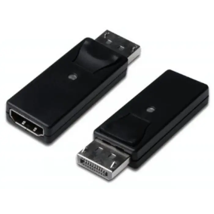 Beek DisplayPort (DP) <-> HDMI Adaptörü, DP Erkek <-> HDMI A Dişi, DP 1.1a uyumlu, Plastik, Siyah Renk<br>Beek Display Port Adapter, DP-HDMI type A, M/F with interlock