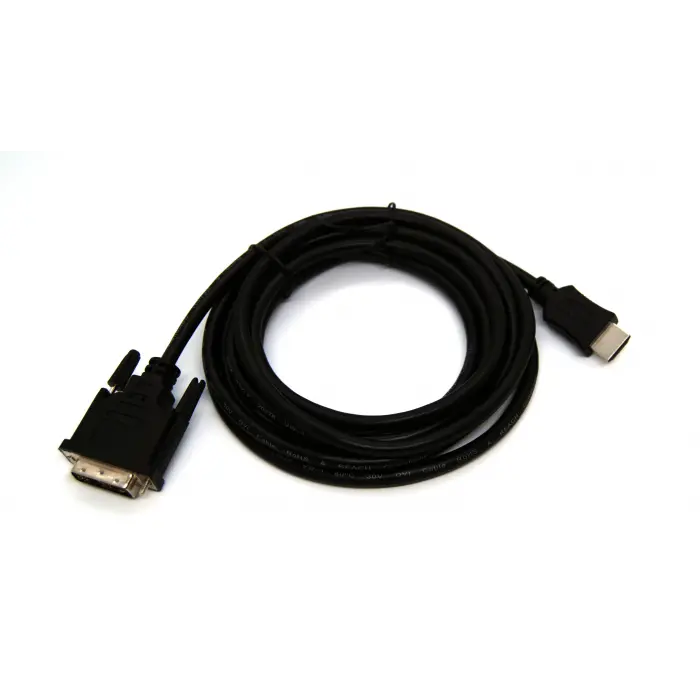 Beek HDMI <-> DVI-D Adaptör Kablosu, HDMI Tip A Erkek <-> DVI -D (18+1) Erkek, 2 metre<br>Beek HDMI/DVI(18+1) M/M,2M