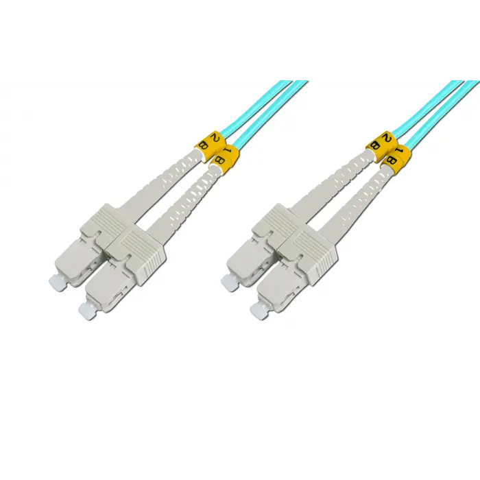 Beek SC - SC Fiber Optik Patch Kablo, Multimode OM 3 50/125 Duplex, 3.0mm, LSZH, 10 metre