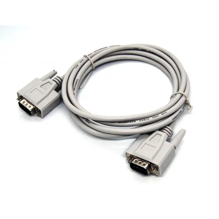 Beek Seri Kablosu, DB9 Erkek  DB 9 Erkek, 5 metre, Bej RenkBeek DB9 M/M,beige,5M