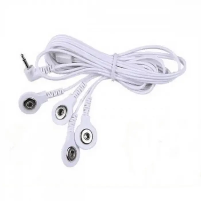 Çıt çıtlı 4 uç lu Tens Kablosu