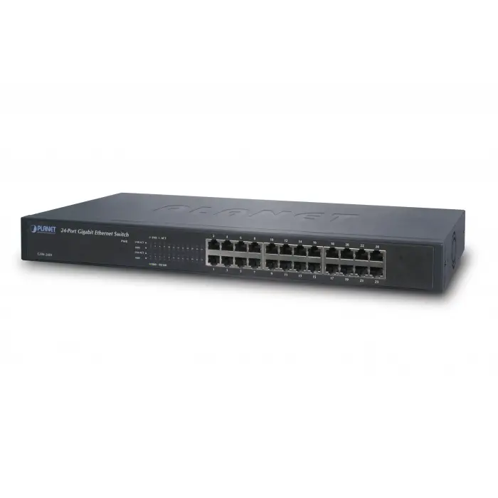 Yönetilemeyen Switch (Unmanaged Switch)<br>24 Port 10/100/1000Base-T
