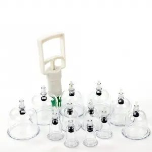 100 Adet 6 Numara Hacamat Kupası - Pompa Hediyeli