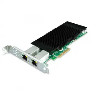 2-Port 10/100/1000T 802.3at PoE+ PCI Express Sunucu Kartı (60W PoE güç bütçesi, PCIe x4, -10~60 derece C)<br>2-Port 10/100/1000T 802.3at PoE+ PCI Express Server Adapter (60W PoE budget, PCIe x4