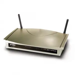 802.11g SIP DECT VoIP Router (1 x WAN, 4 x LAN, 802.11g WLAN, 2 x RJ-11, DECT)