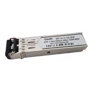 Beek 1000Base-SX (LC/550m/850nm/Multi-Mode) SFP Modül, 1.25Gb/s, Cisco, Extreme, NORTEL, ZTE, Huawei, Alcatel, ZyXEL, Netgear, AVAYA, Juniper, Linksys, Enterasys ürünleriyle uyumlu