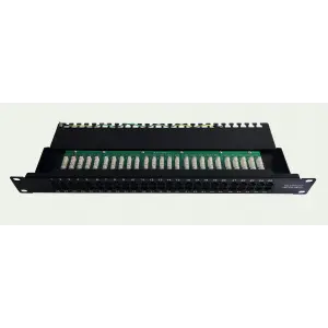 Beek 50 port CAT 3 ISDN Patch Panel, zırhsız, 8P4C, LSA, 1U, kabinete monte edilebilir<br>Beek CAT 3 ISDN Patch Panel, unshielded, 50-port RJ45, 8P4C, LSA, 1U, rack mount