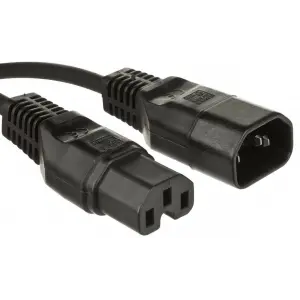 Beek C14-C15 Güç Kablosu, 1.80 metre, H05VV-F 3*0.75mm2<br>Beek C14-C15 Power Cable 1.8m, H05VV-F 3*0.75mm2