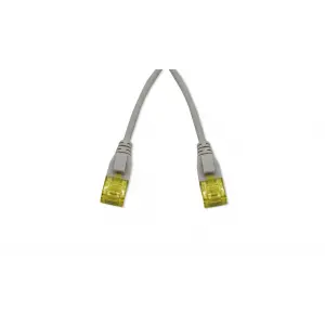 Beek CAT.6A İnce Tip Patch Kablo, U/UTP, 5 metre, AWG 28, Gri Renk, LSZH<br>Beek CAT.6A Slim Patch Cable, U/UTP, 5 meter, AWG 28, Gray Color, LSZH